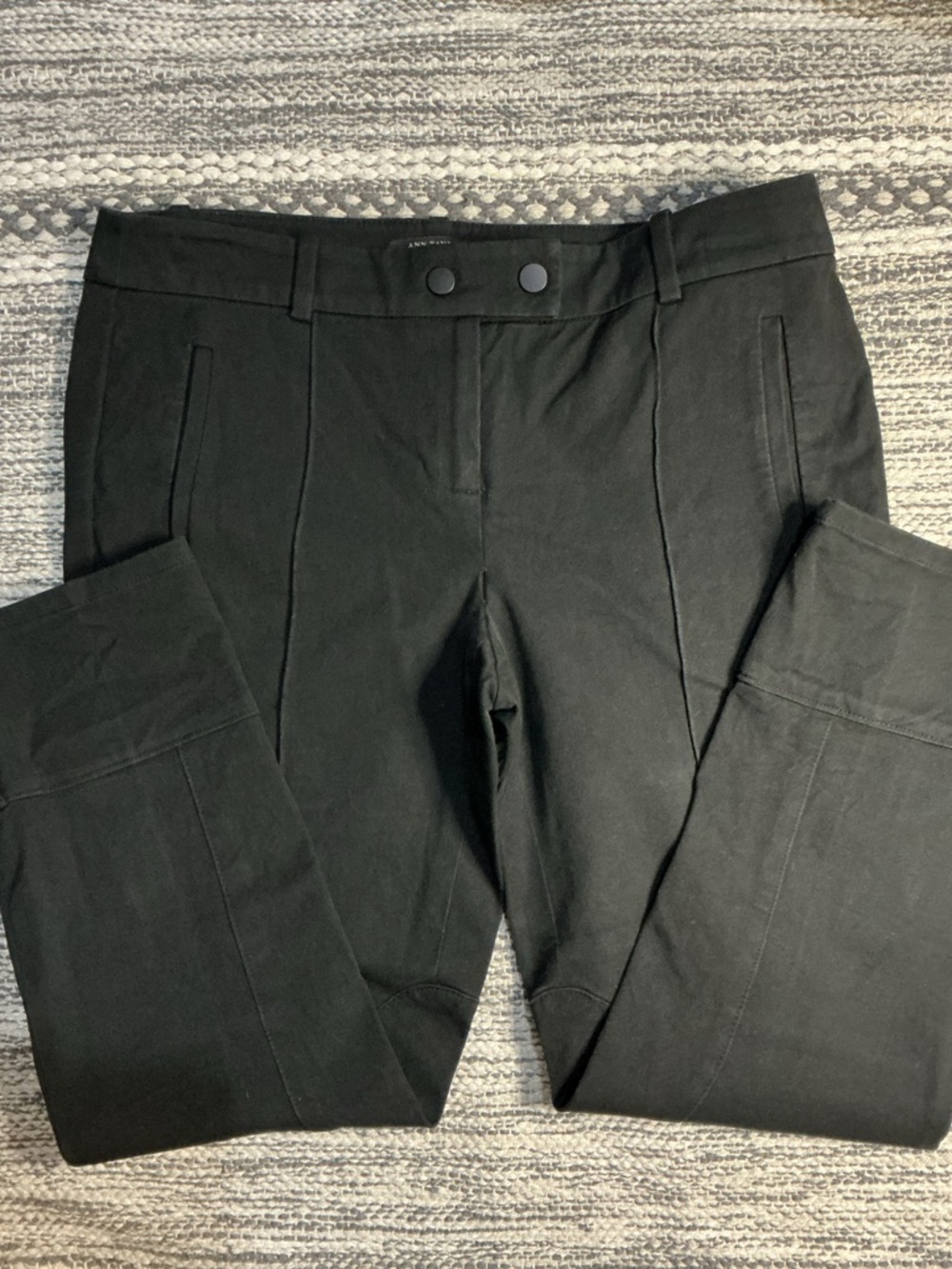 Ann Taylor Black Slim Ponte Pants